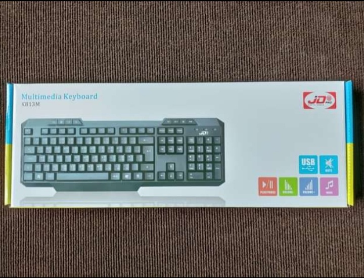 Multimedia keyboard with Nepali font printed 