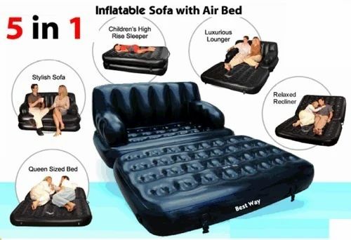 5 In 1 Air Sofa Bed WIth Imflateble Pump