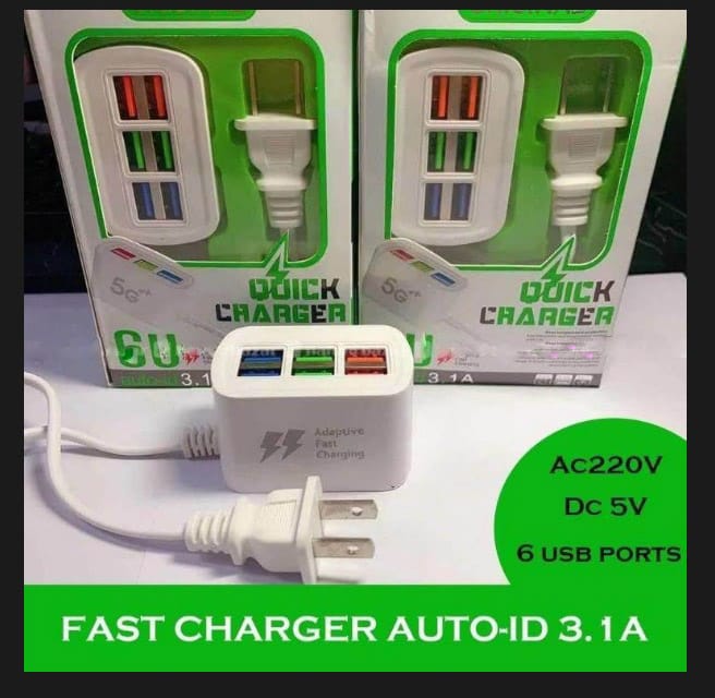 Quick Charger | 6 usb ports | free delivery inside ringroad