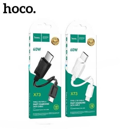 Hoco X73 Type-C To Type-C Fast Charging Cable 60w | free delivery